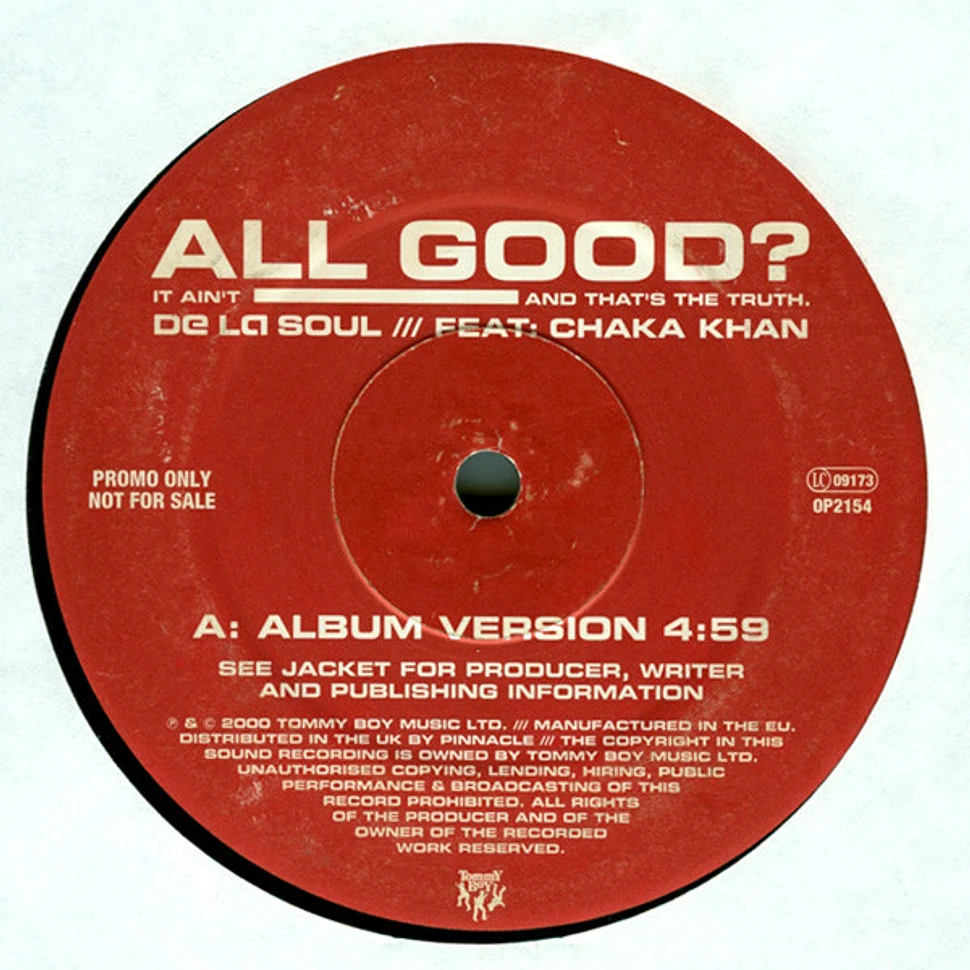 De La Soul - All Good?