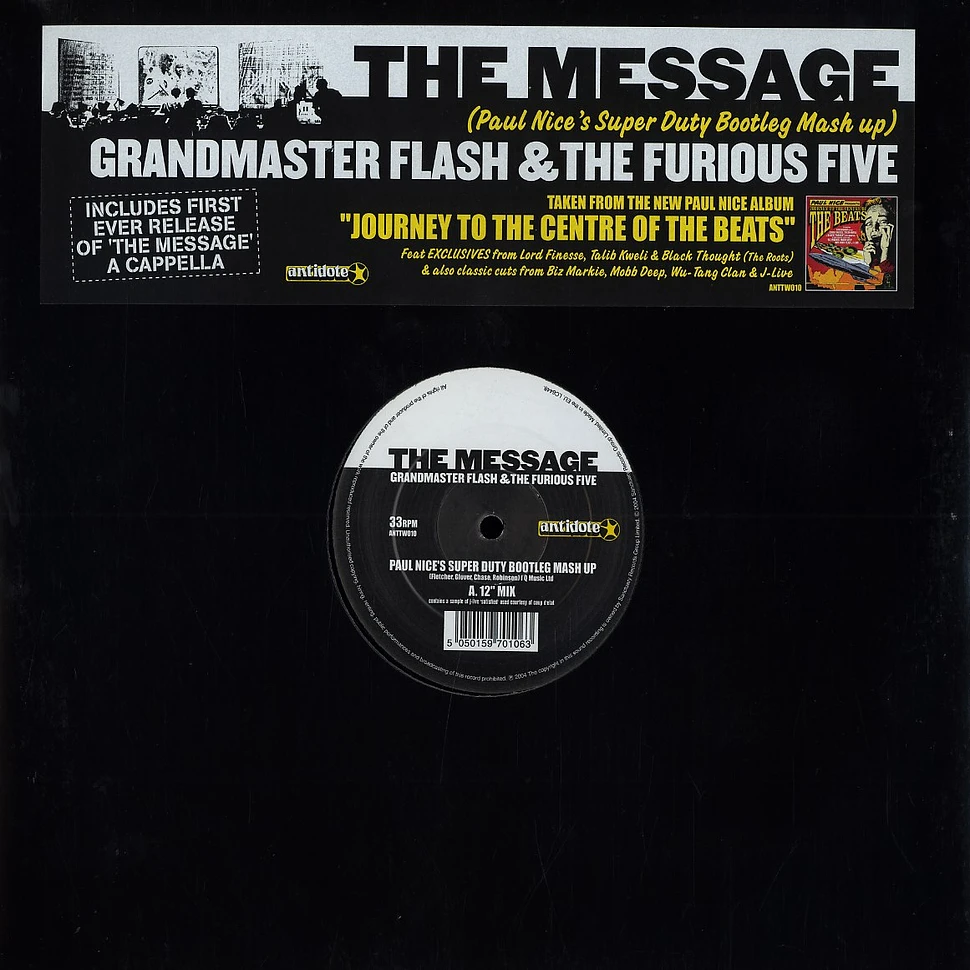 Grandmaster Flash & The Furious Five - The message Paul Nice mash-up
