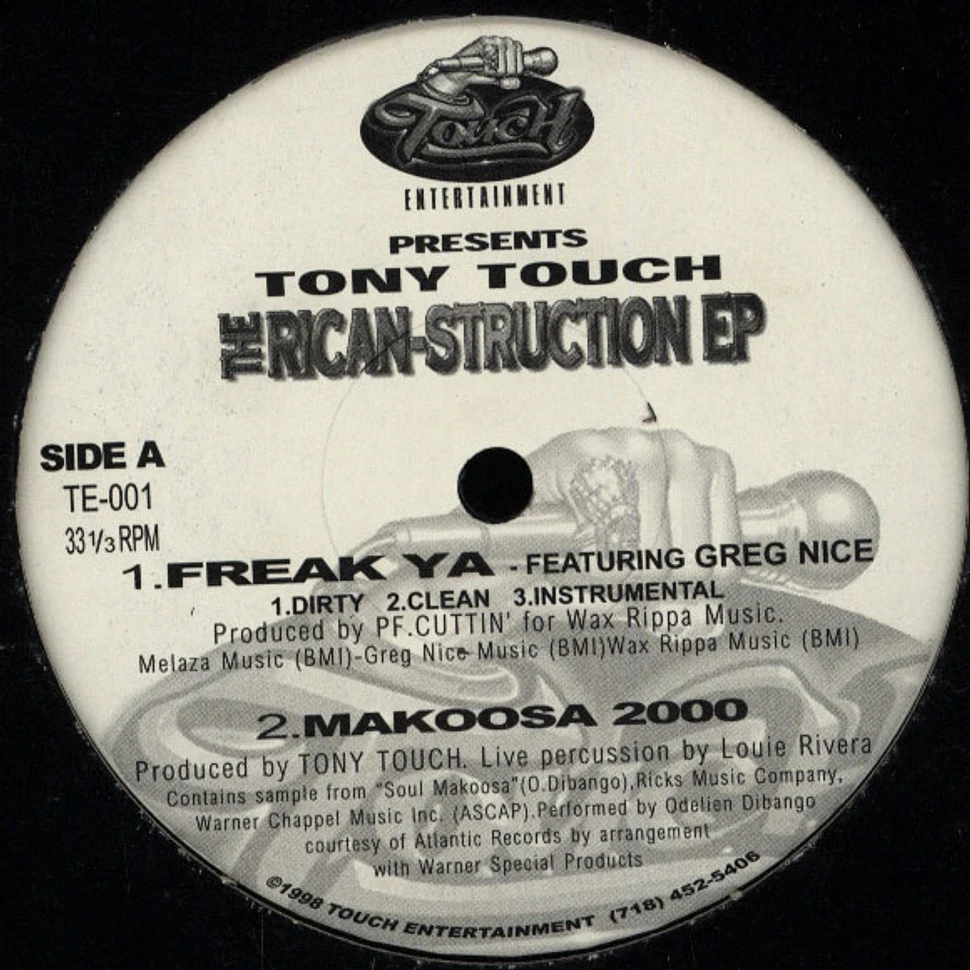 Tony Touch - The rican-struction ep