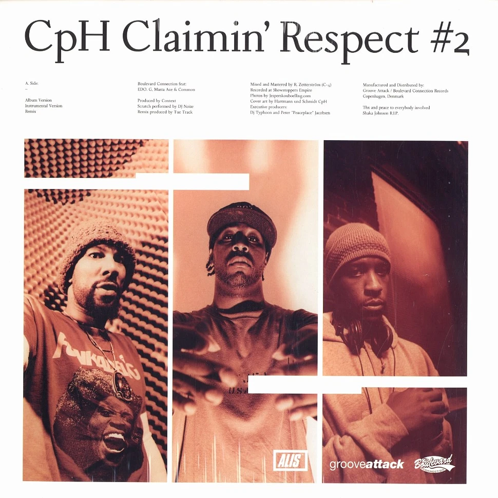 Boulevard Connection - Claimin respect 2 feat. Common, Ed O.G & Masta Ace