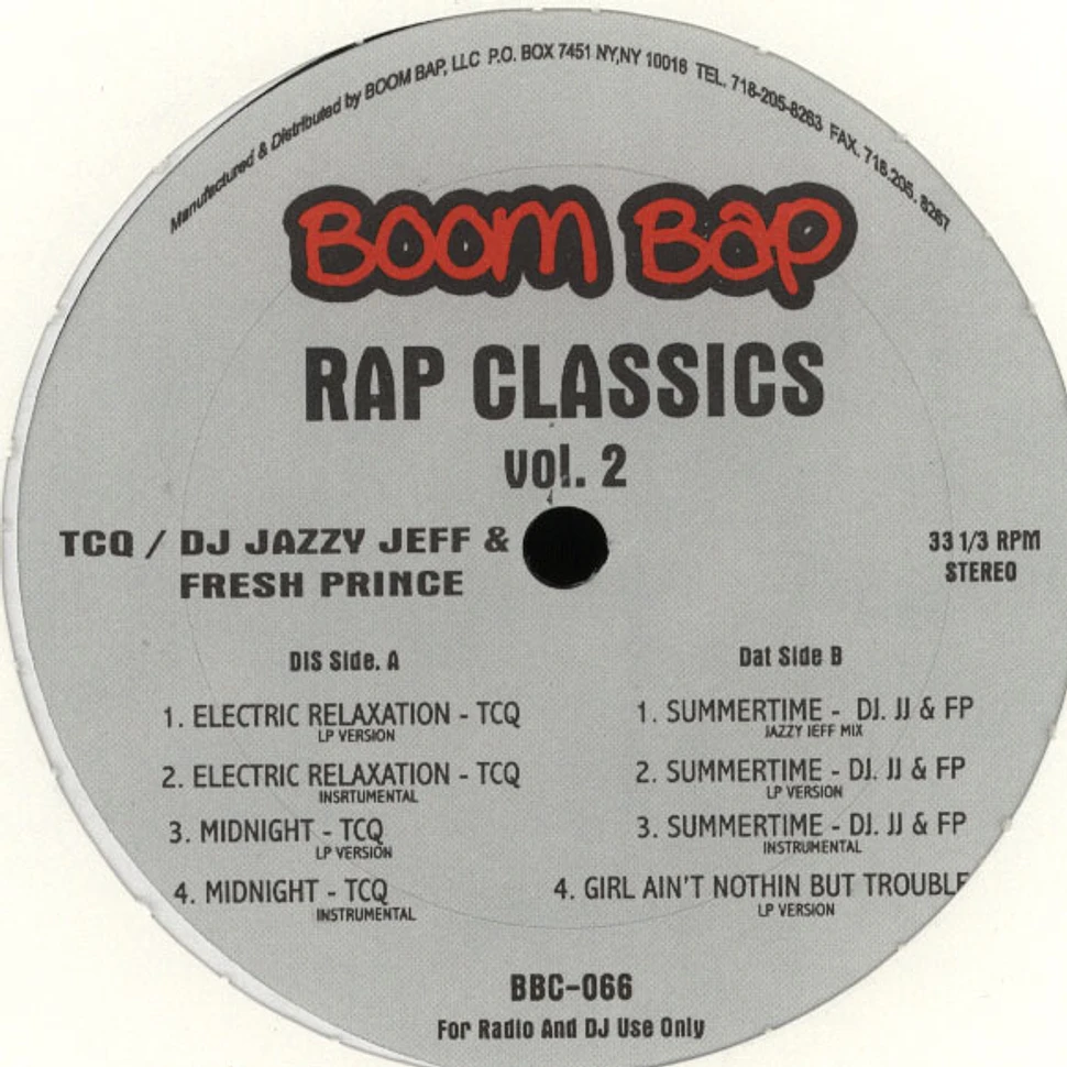 A Tribe Called Quest / DJ Jazzy Jeff & The Fresh Prince - Rap classics volume 2