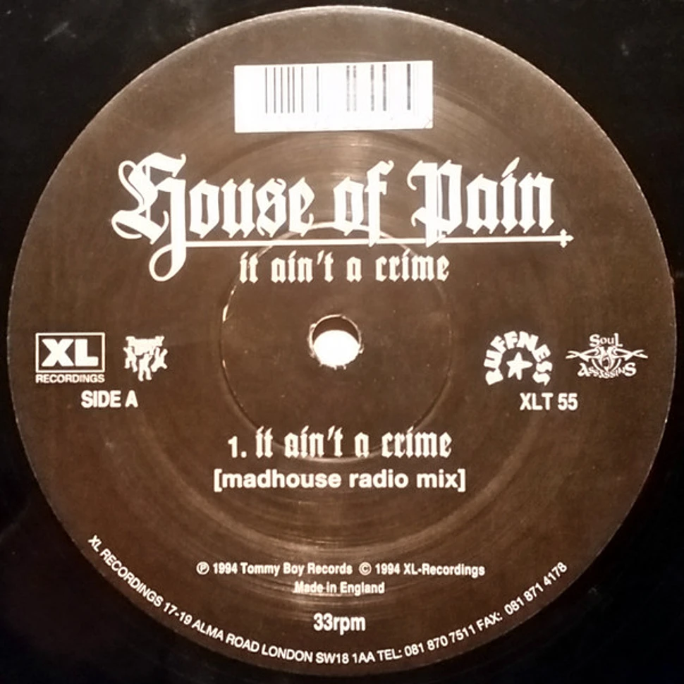 House Of Pain - It Ain't A Crime