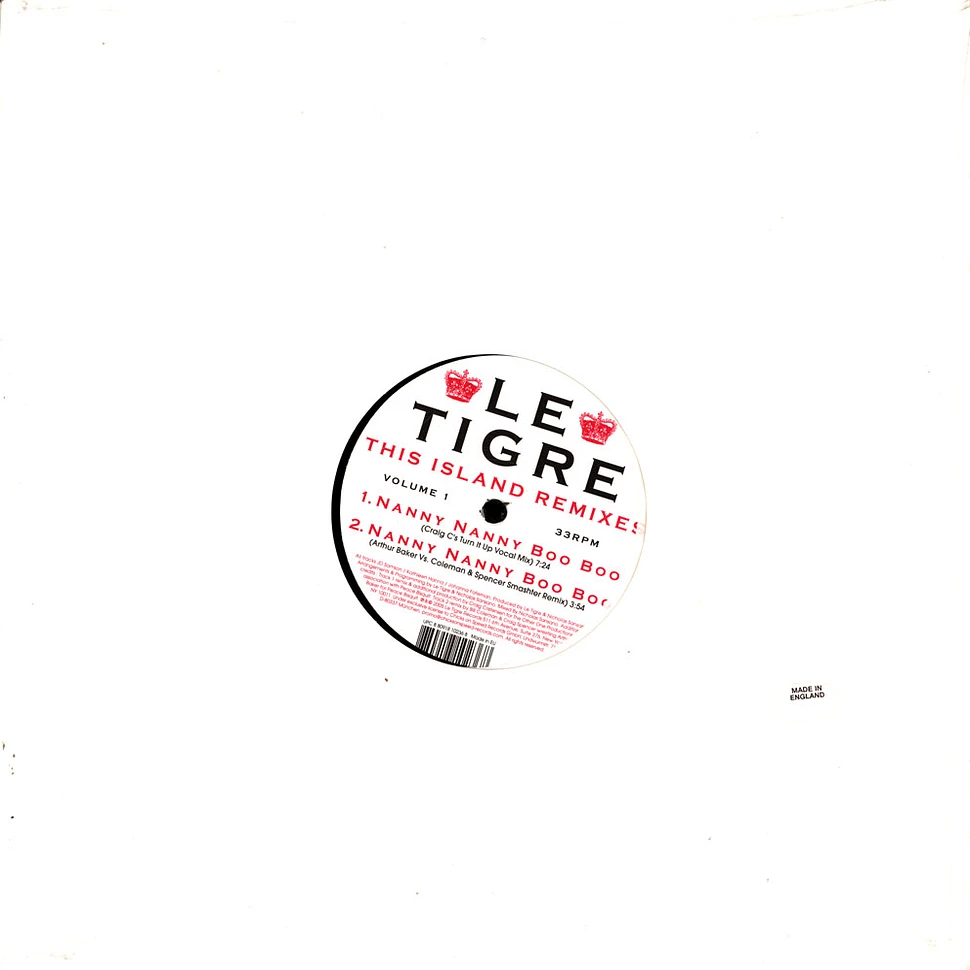 Le Tigre - This Island Remixes Volume 1