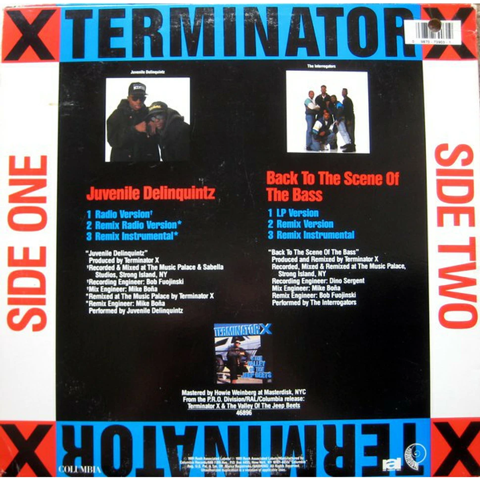 Terminator X - Juvenile Delinquintz / Back To The Scene Of The Bass
