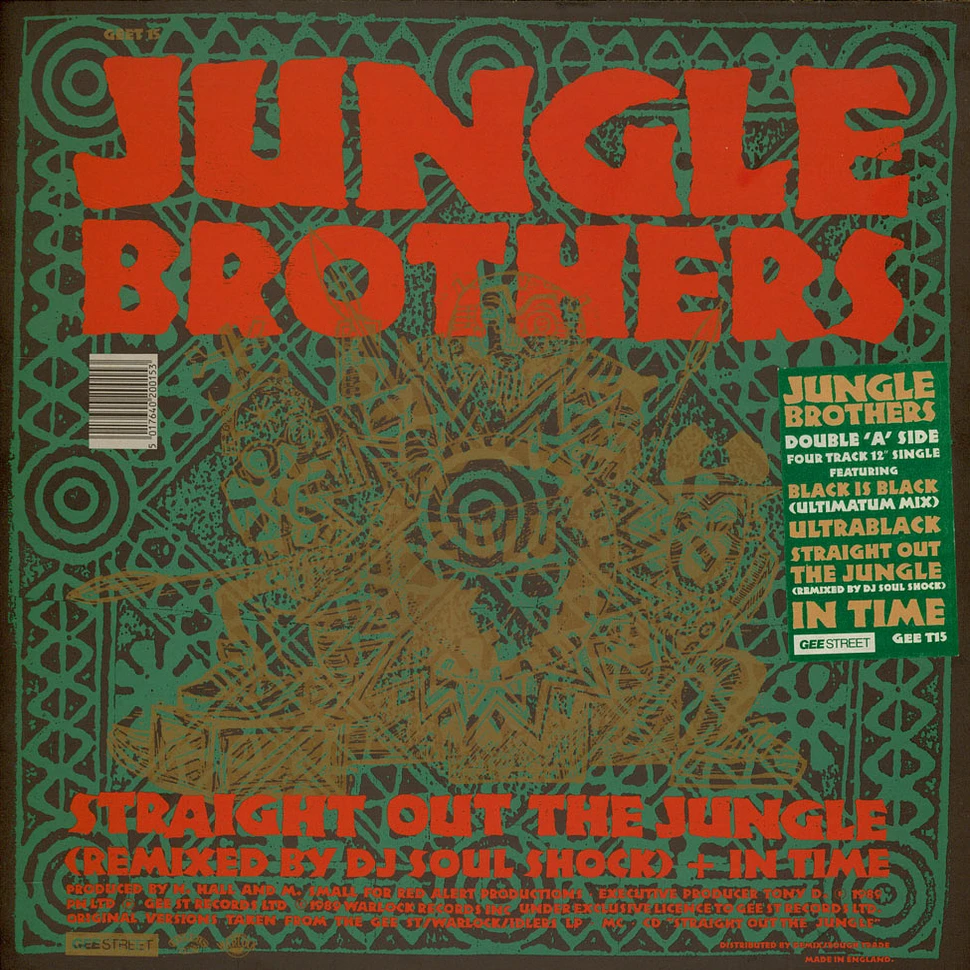 Jungle Brothers - Black Is Black / Straight Out The Jungle (Remixed By DJ Soul Shock) + In Time
