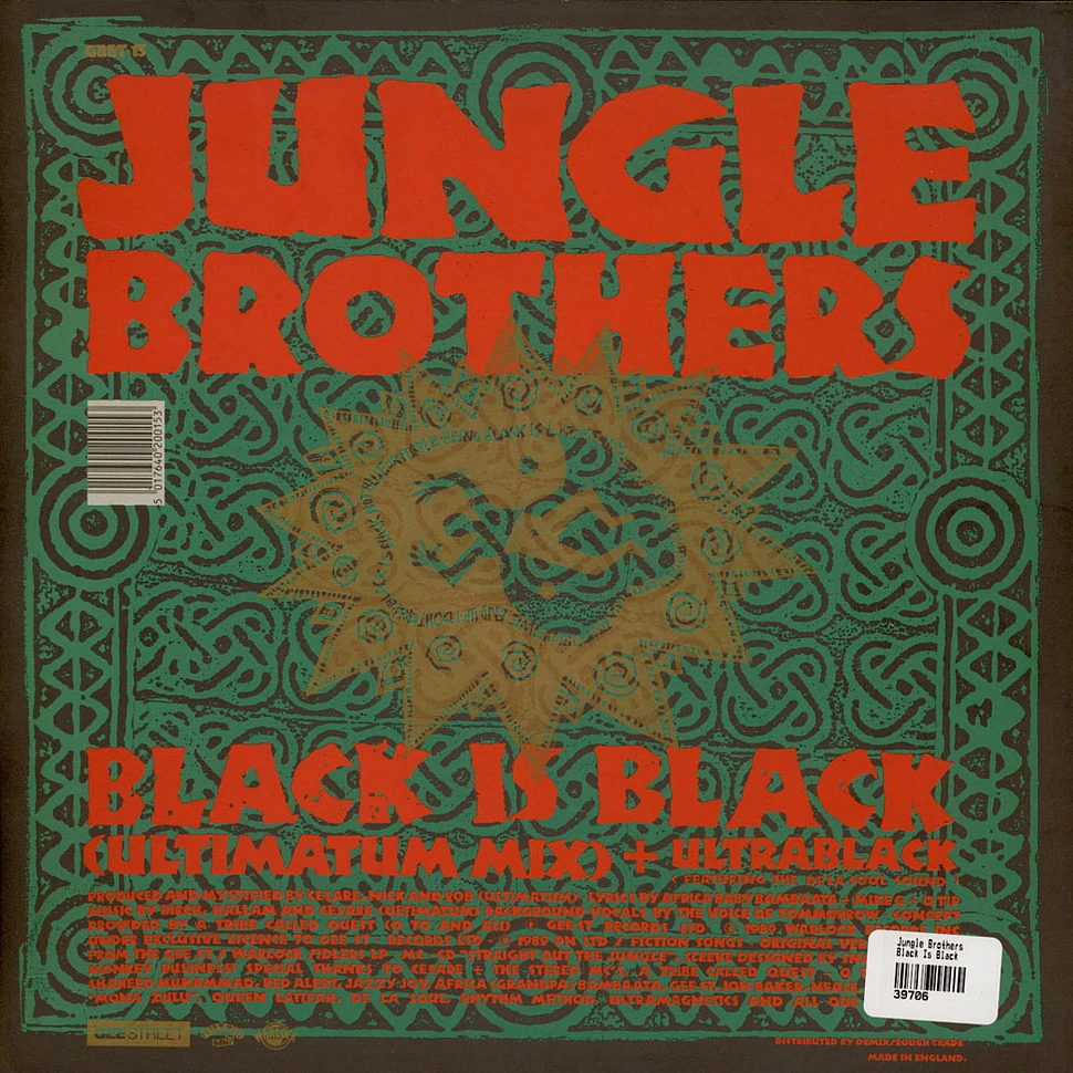 Jungle Brothers - Black Is Black / Straight Out The Jungle (Remixed By DJ Soul Shock) + In Time