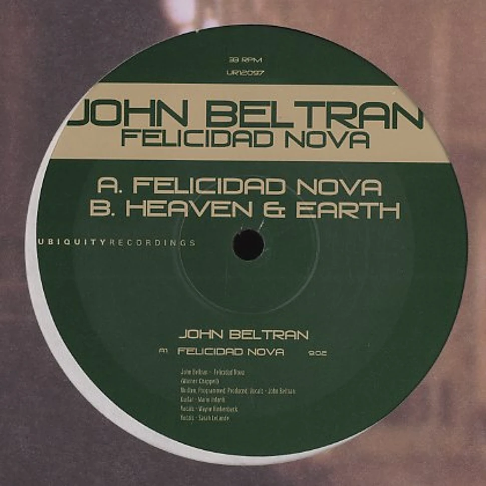 John Beltran - Felicidad nova