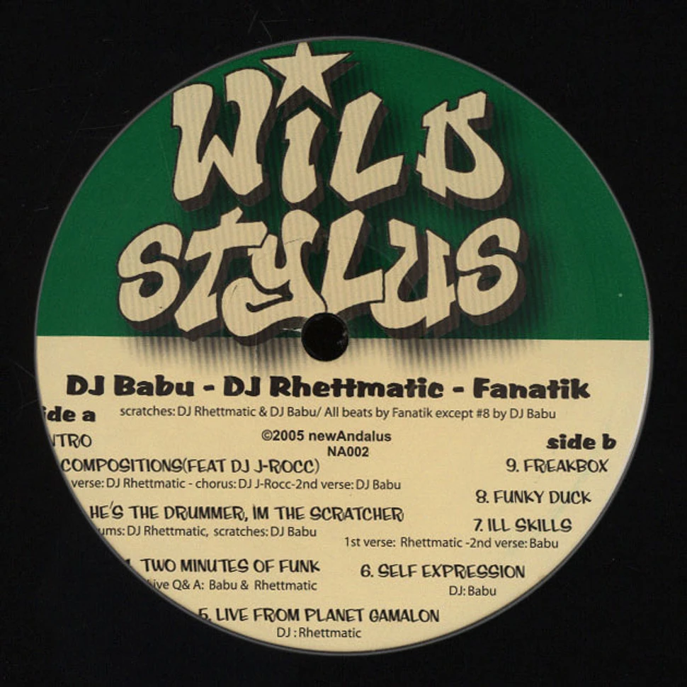 DJ Babu, DJ Rhettmatic & Fanatik - Wild Stylus