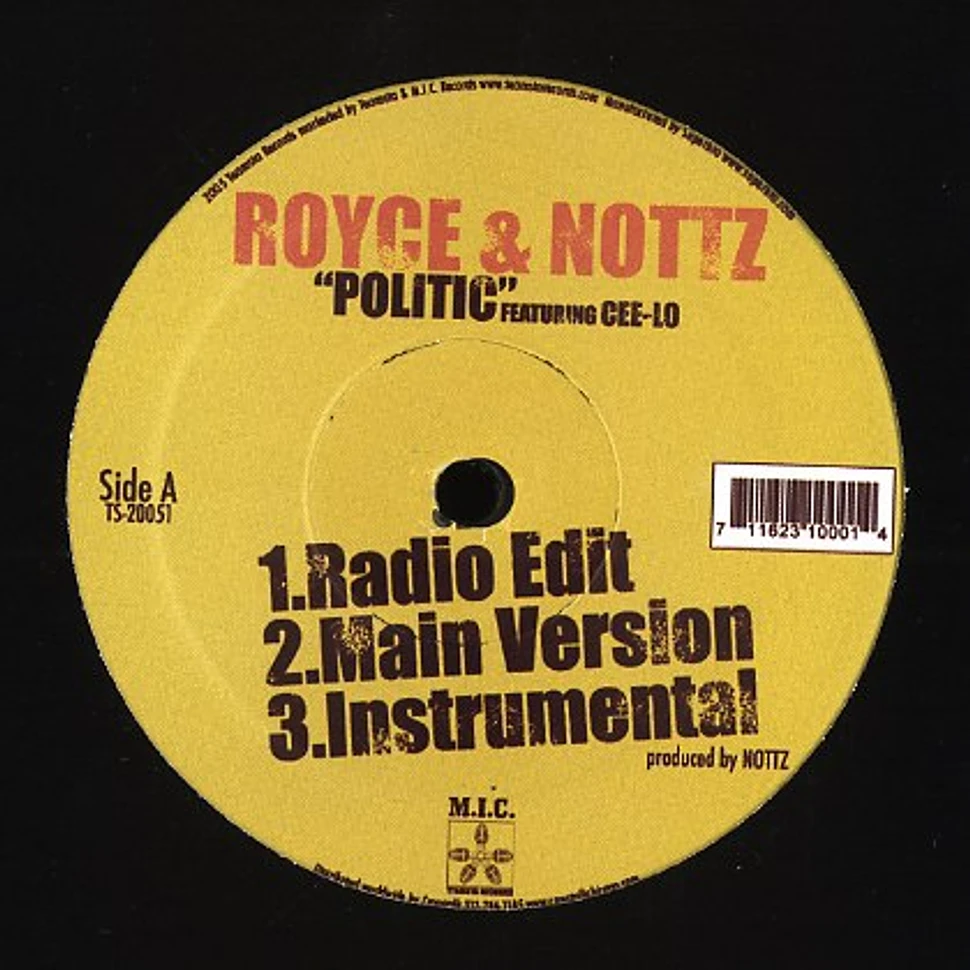 Royce Da 5'9 & Nottz - Politic feat. Cee-Lo