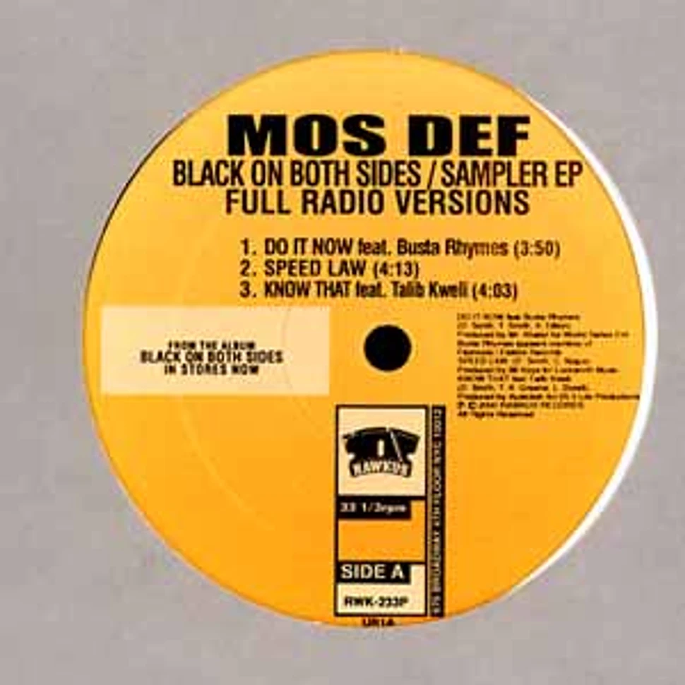 Mos Def - Black on both sides sampler