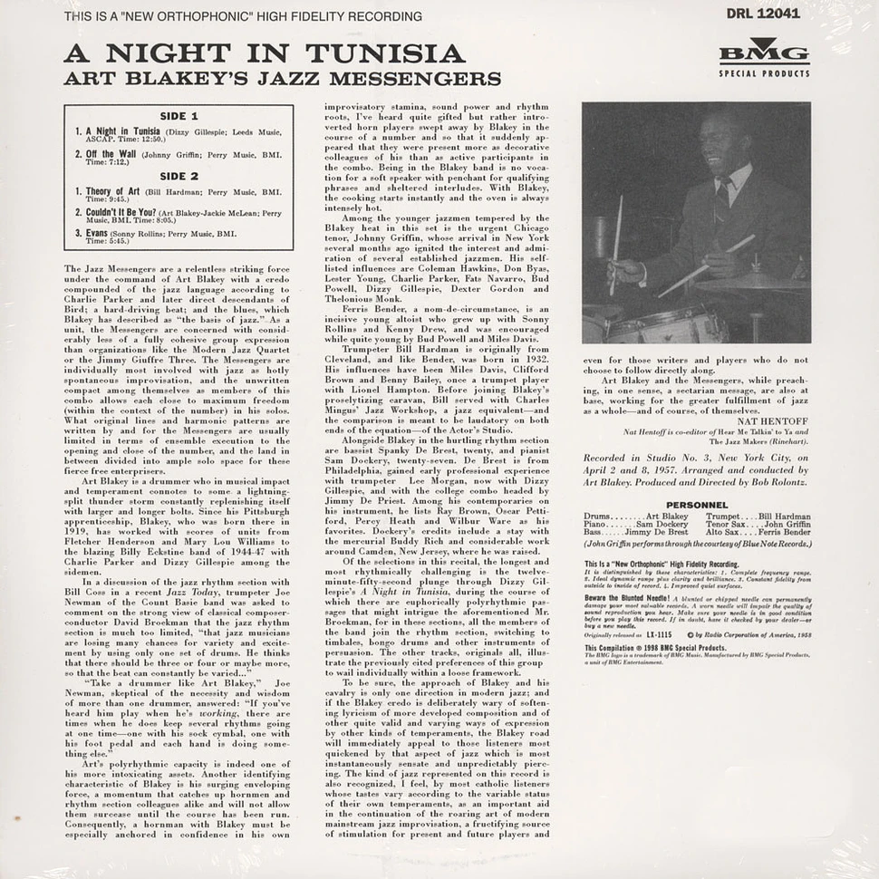 Art Blakey And The Jazz Messengers - A night in Tunisia
