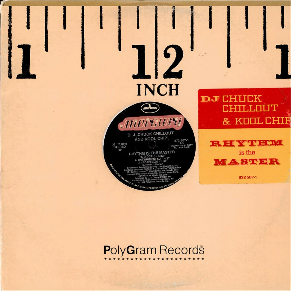 Chuck Chillout & Kool Chip - Rhythm Is The Master