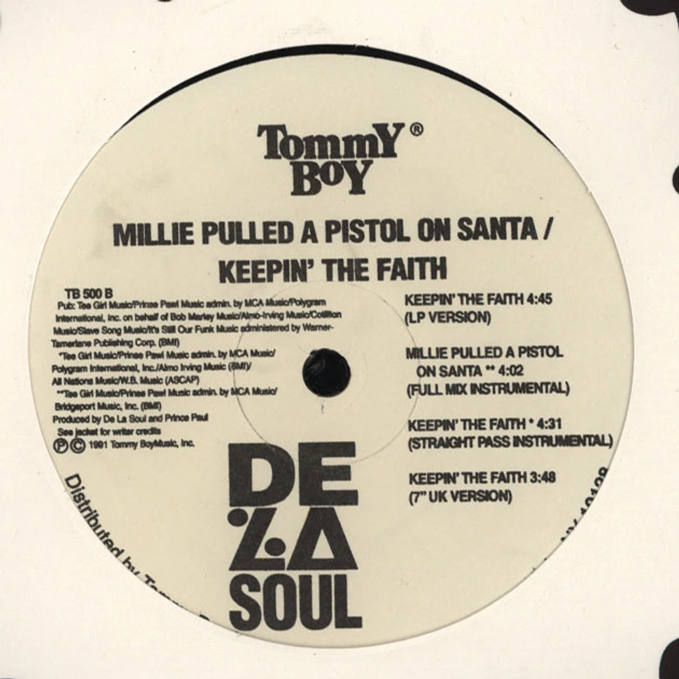 De La Soul - Millie pulled a pistol on santa