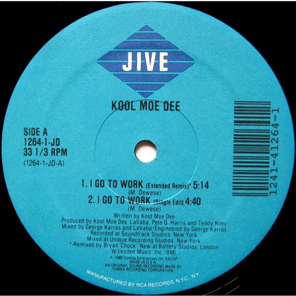 Kool Moe Dee - I Go To Work