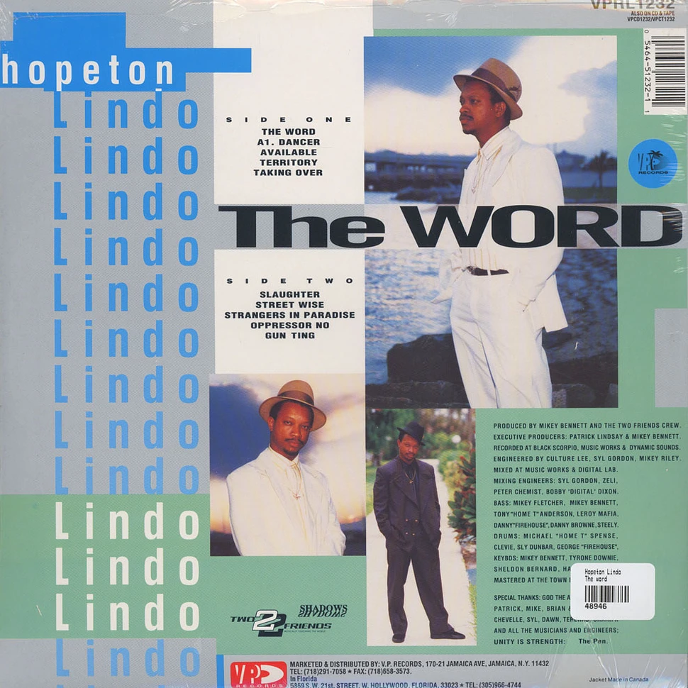Hopeton Lindo - The word