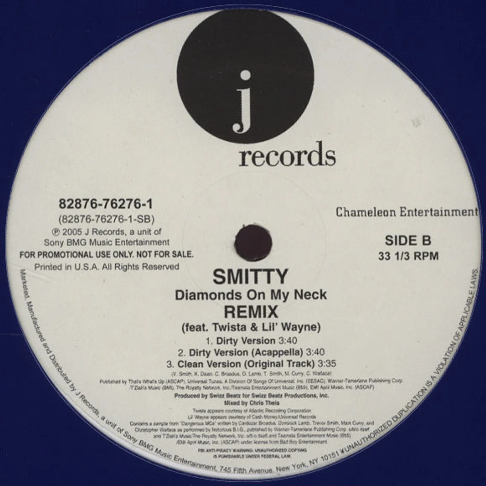 Smitty - Diamonds on my neck remix feat. Twista & Lil Wayne