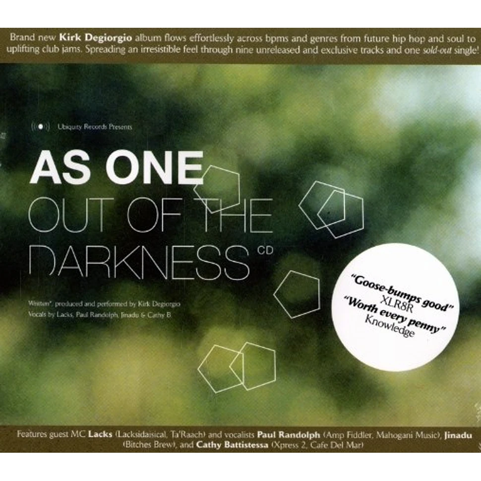 As One - Out of the darkness