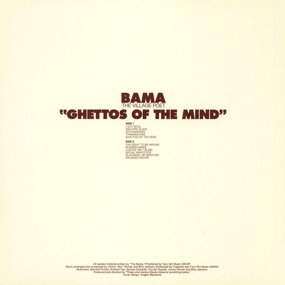 Bama - Ghettos of the mind