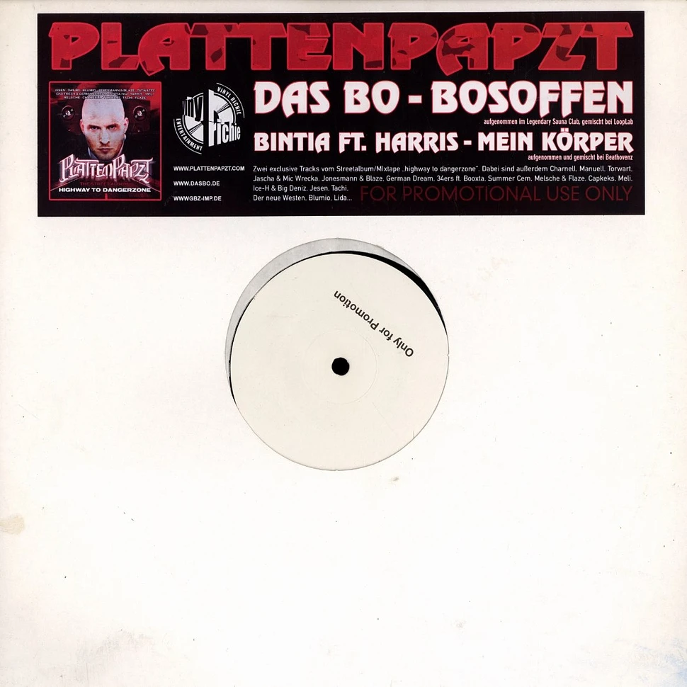 Plattenpapzt - Bosoffen feat. Das Bo