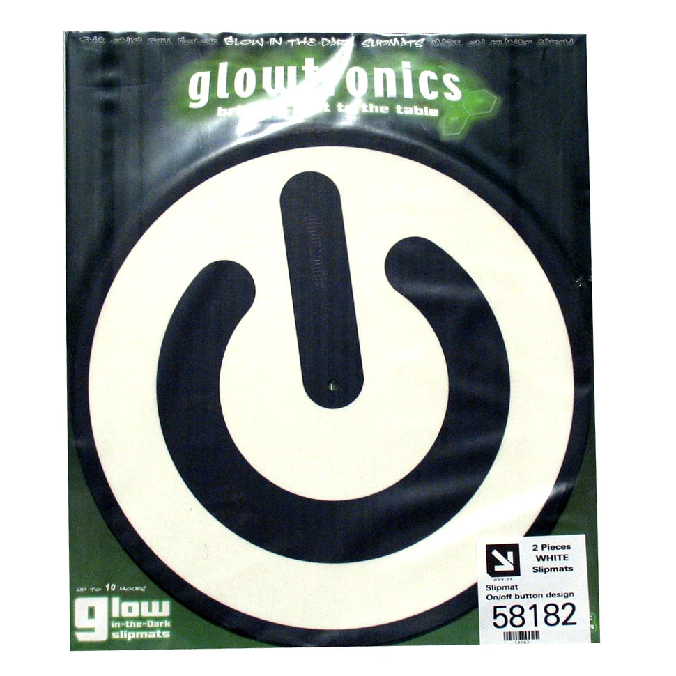 Glowtronics - On/Off Button Glow In The Dark Slipmat