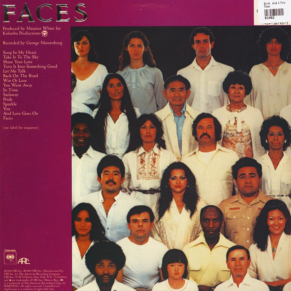 Earth, Wind & Fire - Faces