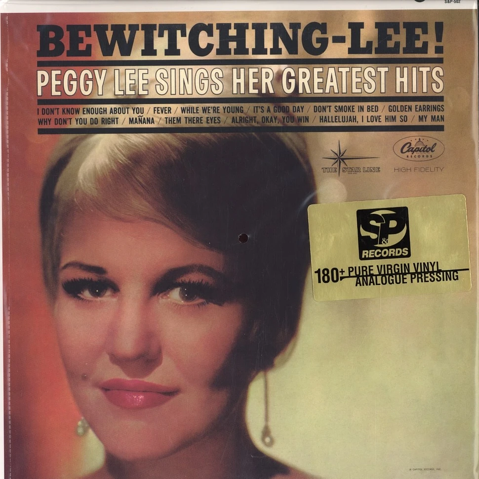 Peggy Lee - Bewitching-Lee ! - Peggy Lee sings her greatest hits