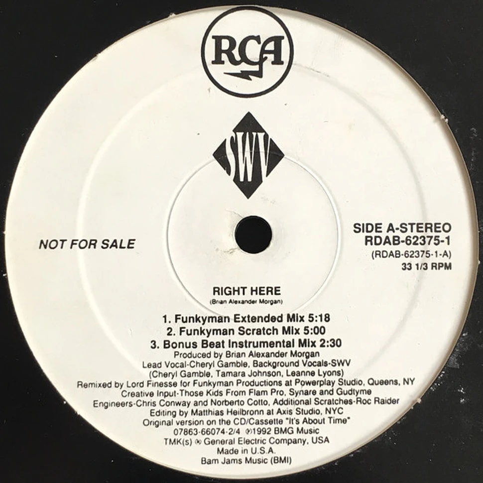 SWV - Right Here (Remixes)