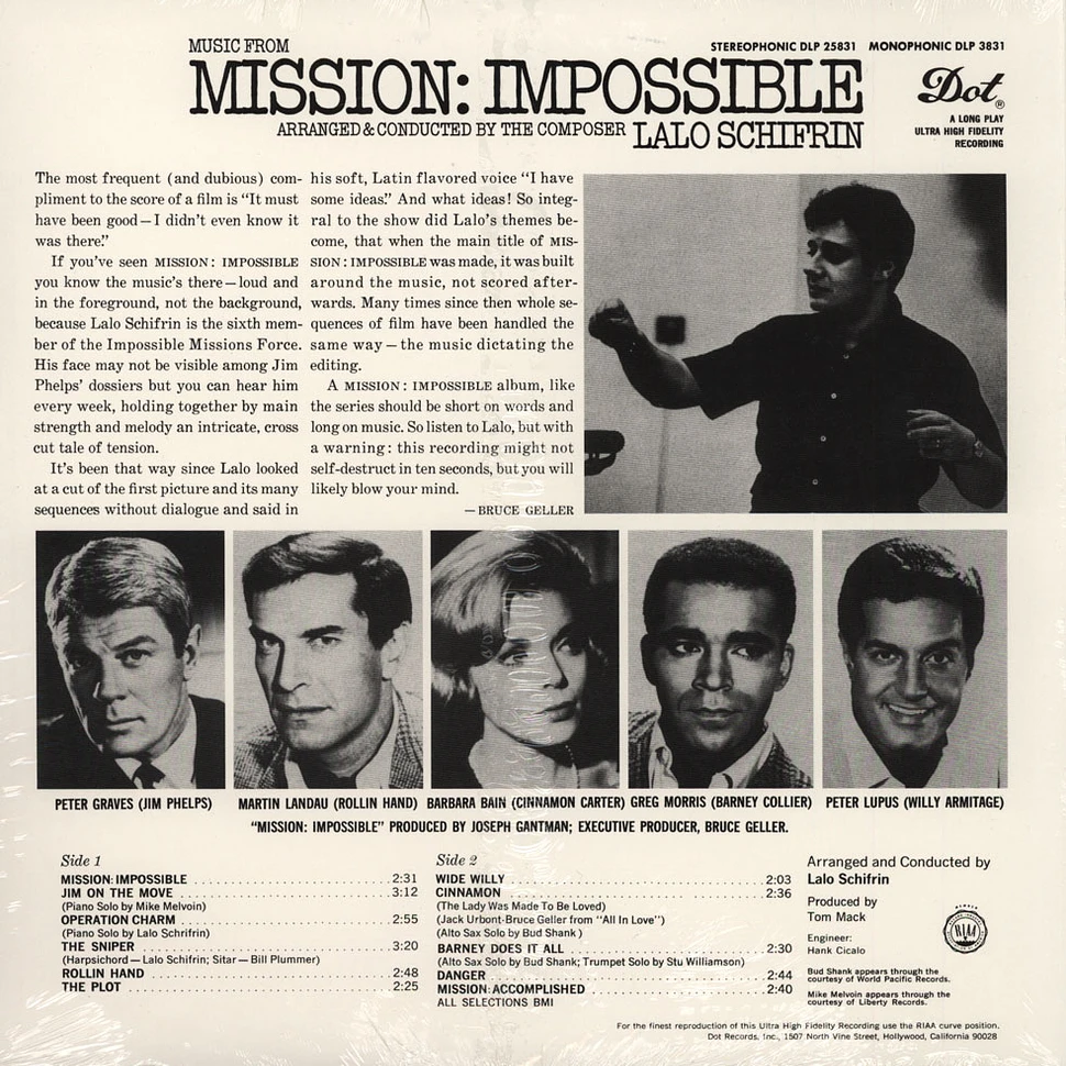 Lalo Schifrin - OST Mission: impossible