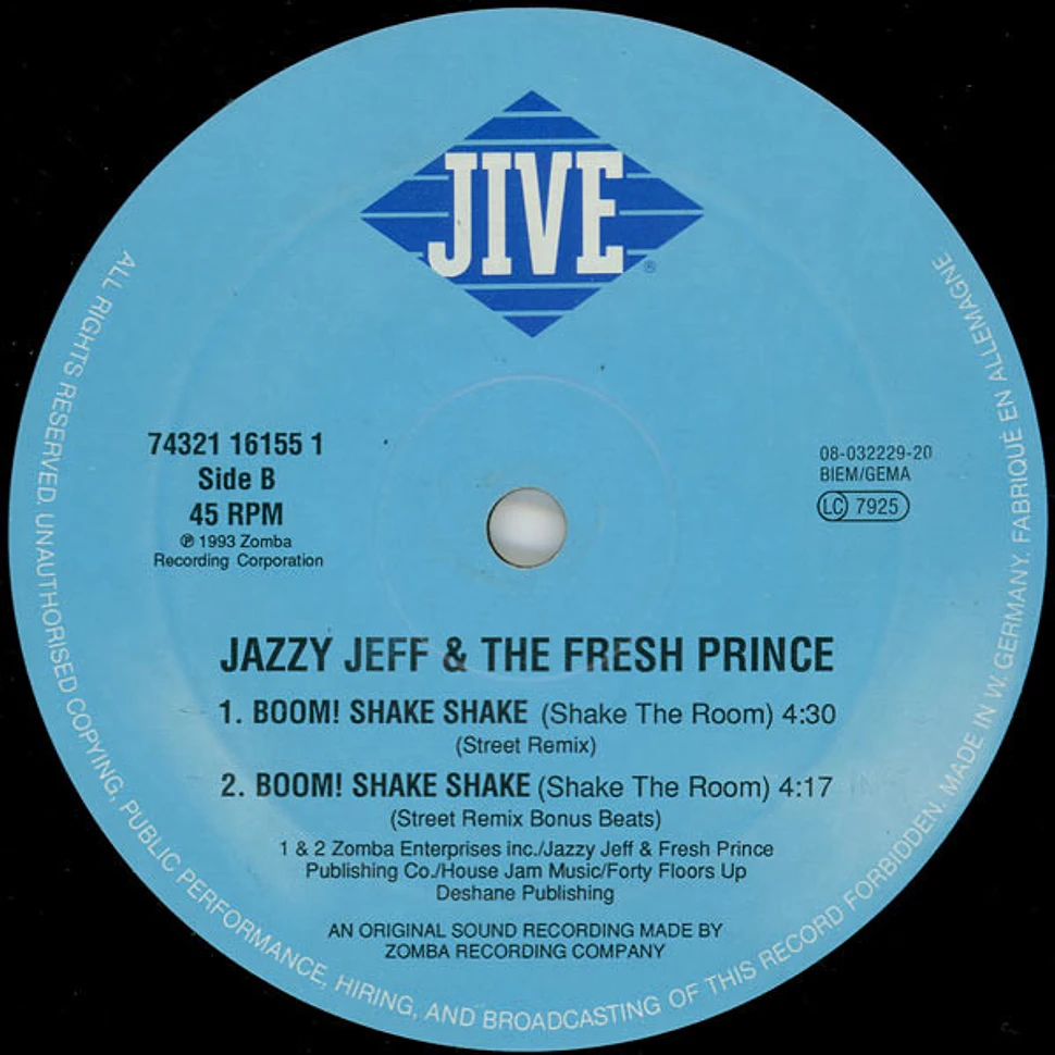 DJ Jazzy Jeff & The Fresh Prince - Boom! Shake The Room