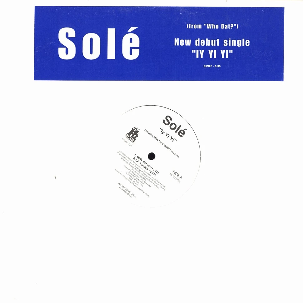 Sole - Iy yi yi feat. Miss Toi & Bobbi Bosselina