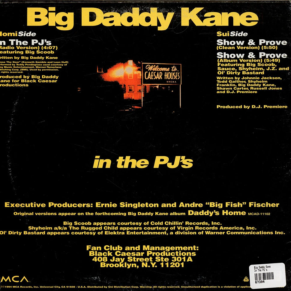 Big Daddy Kane - In The PJ's
