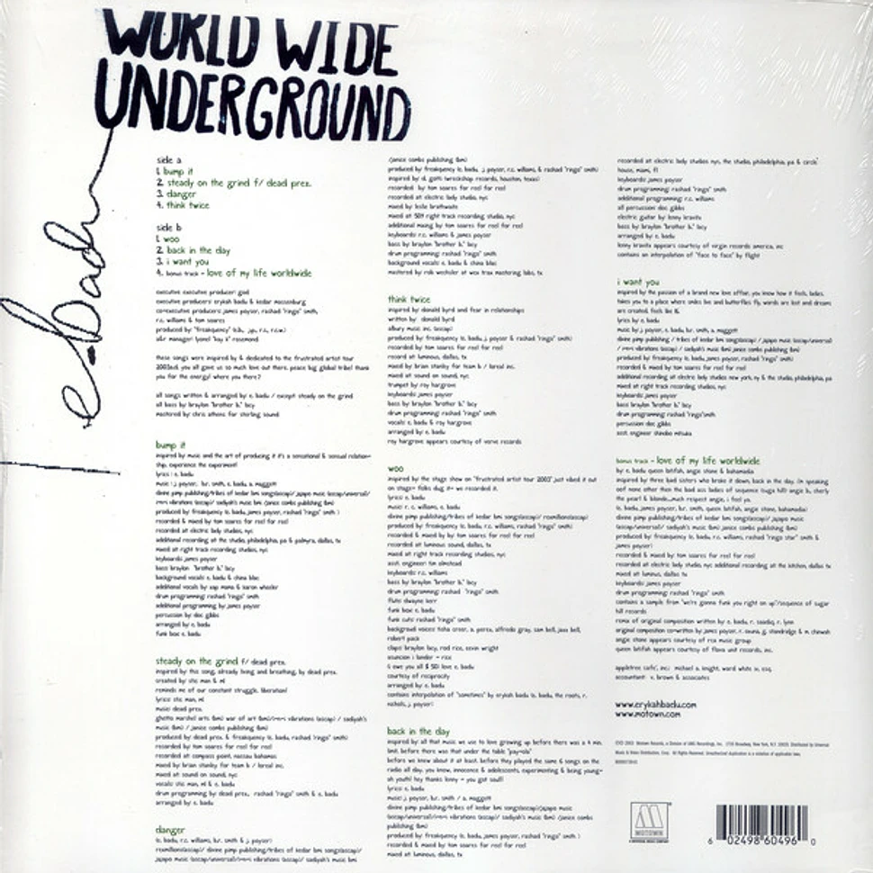 Erykah Badu - Worldwide Underground