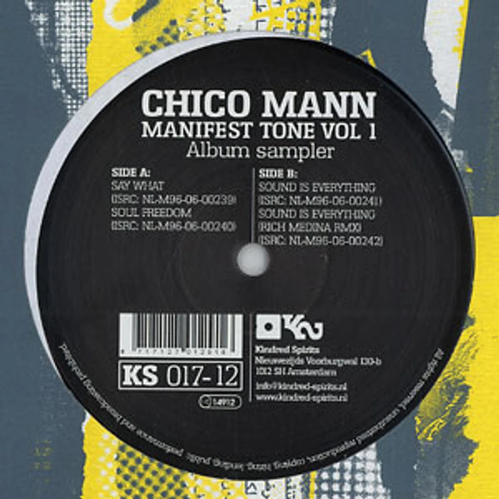 Chico Mann of Antibalas - Manifest tone volume 1