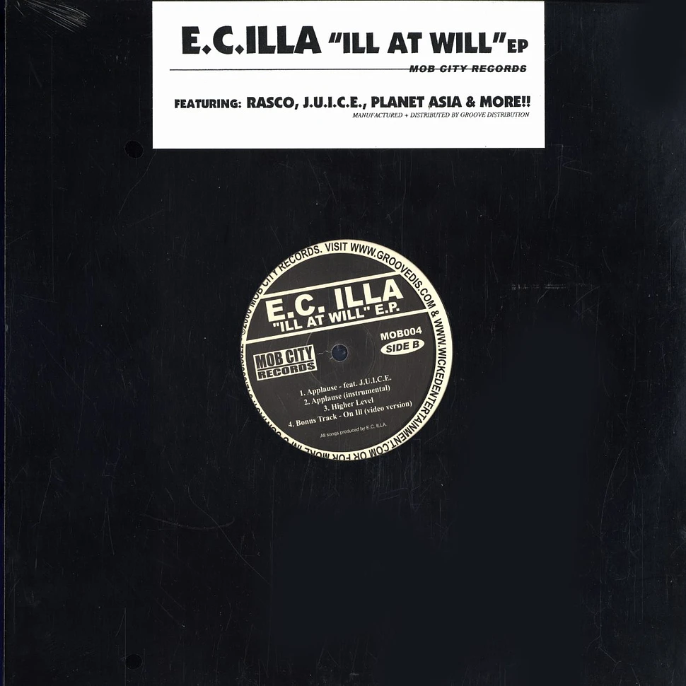 E.C.Illa - Ill at will EP