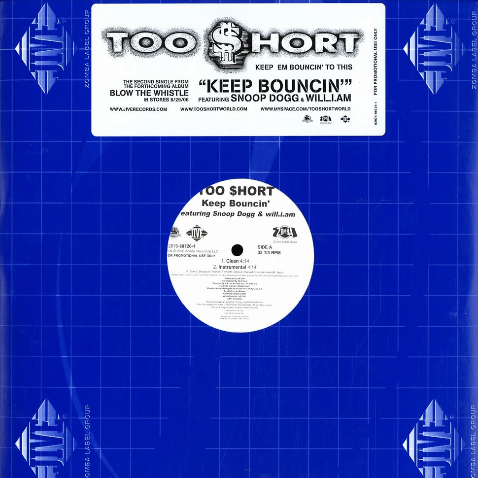 Too Short - Keep bouncin feat. Snoop Dogg & Will.I.Am