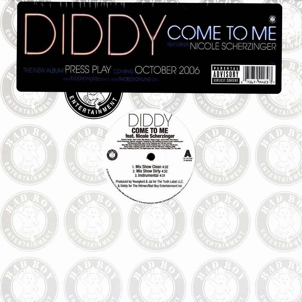 Diddy - Come to me feat. Nicole Scherzinger of PCDs