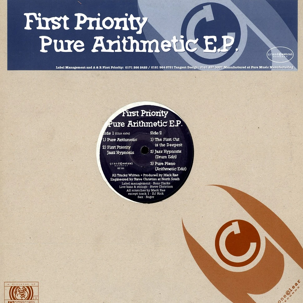 First Priority - Pure arithmetic EP