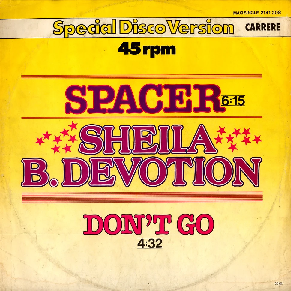 Sheila And B. Devotion - Spacer