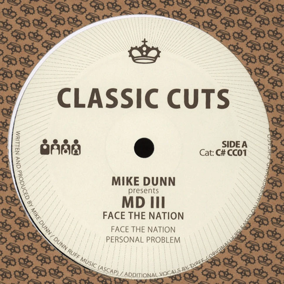 Mike Dunn presents MD III - Face the nation EP