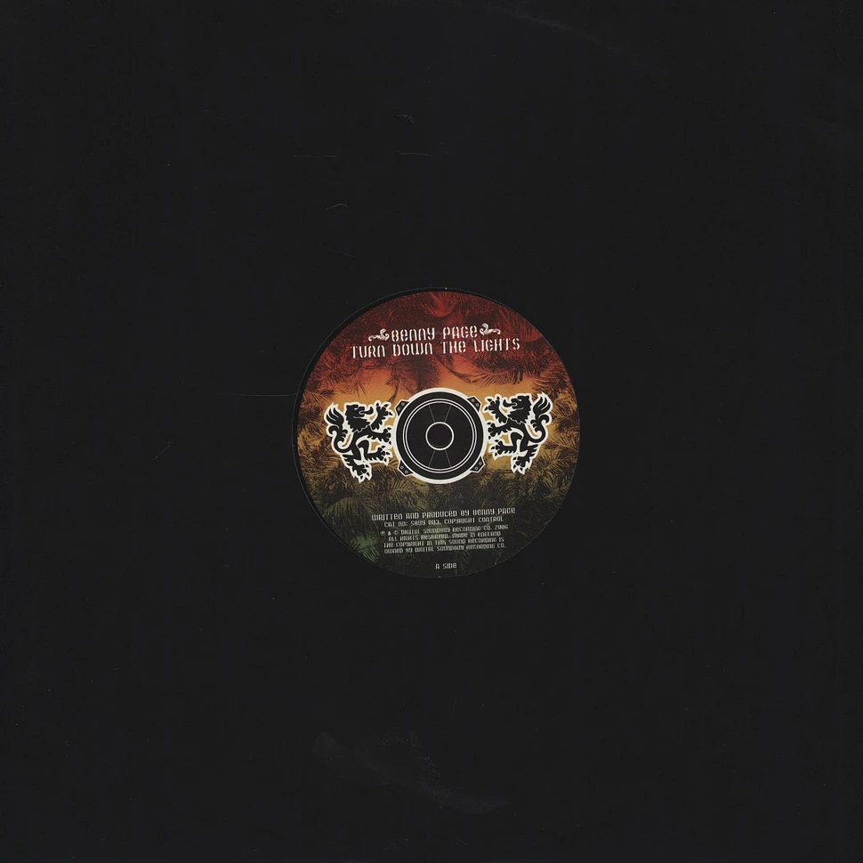 Benny Page / Visionary - Turn down the lights / soundboy burial feat. Peter Ranking