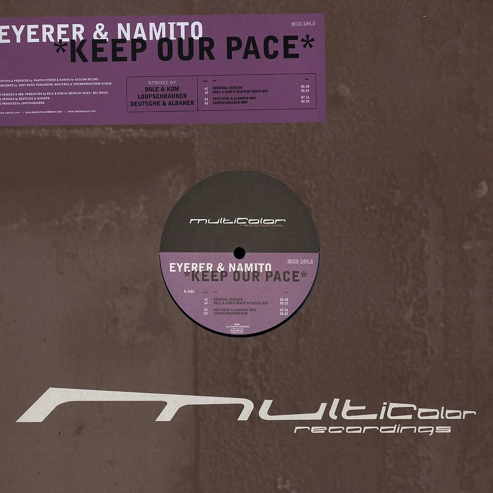 Eyerer & Namito - Keep our pace