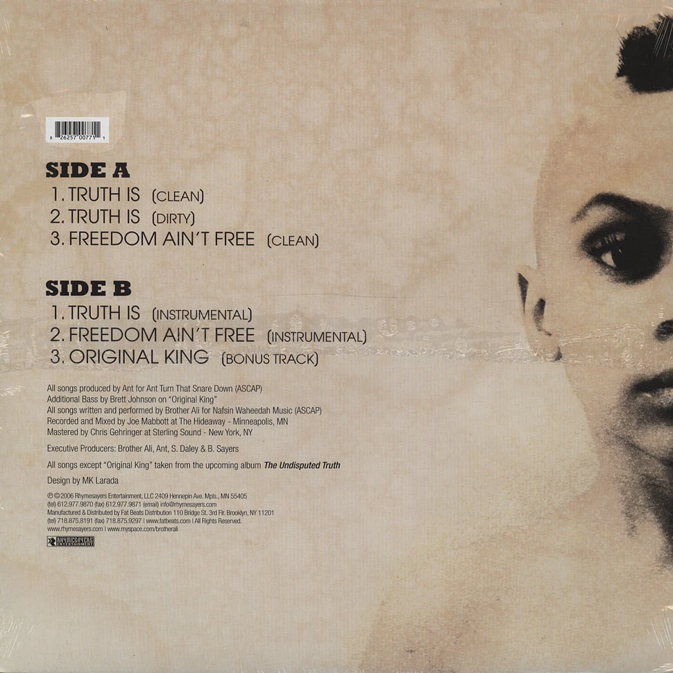 Brother Ali - Truth is