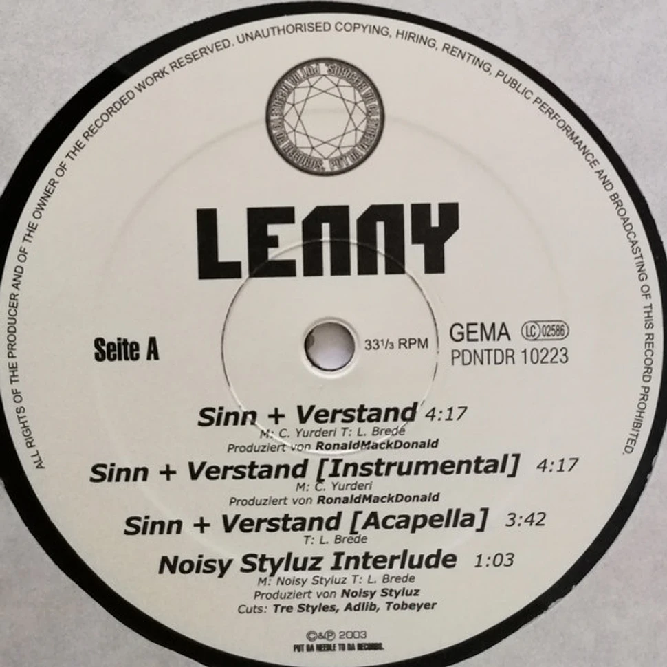 Lenny - Sinn + Verstand