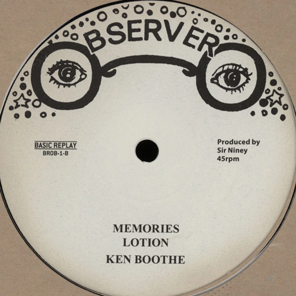 Gregory Isaacs / Ken Boothe - Dealing / Memories