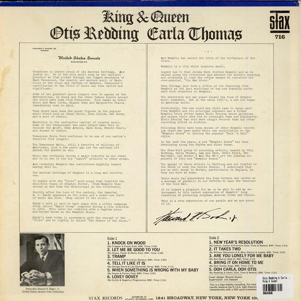 Otis Redding & Carla Thomas - King & Queen