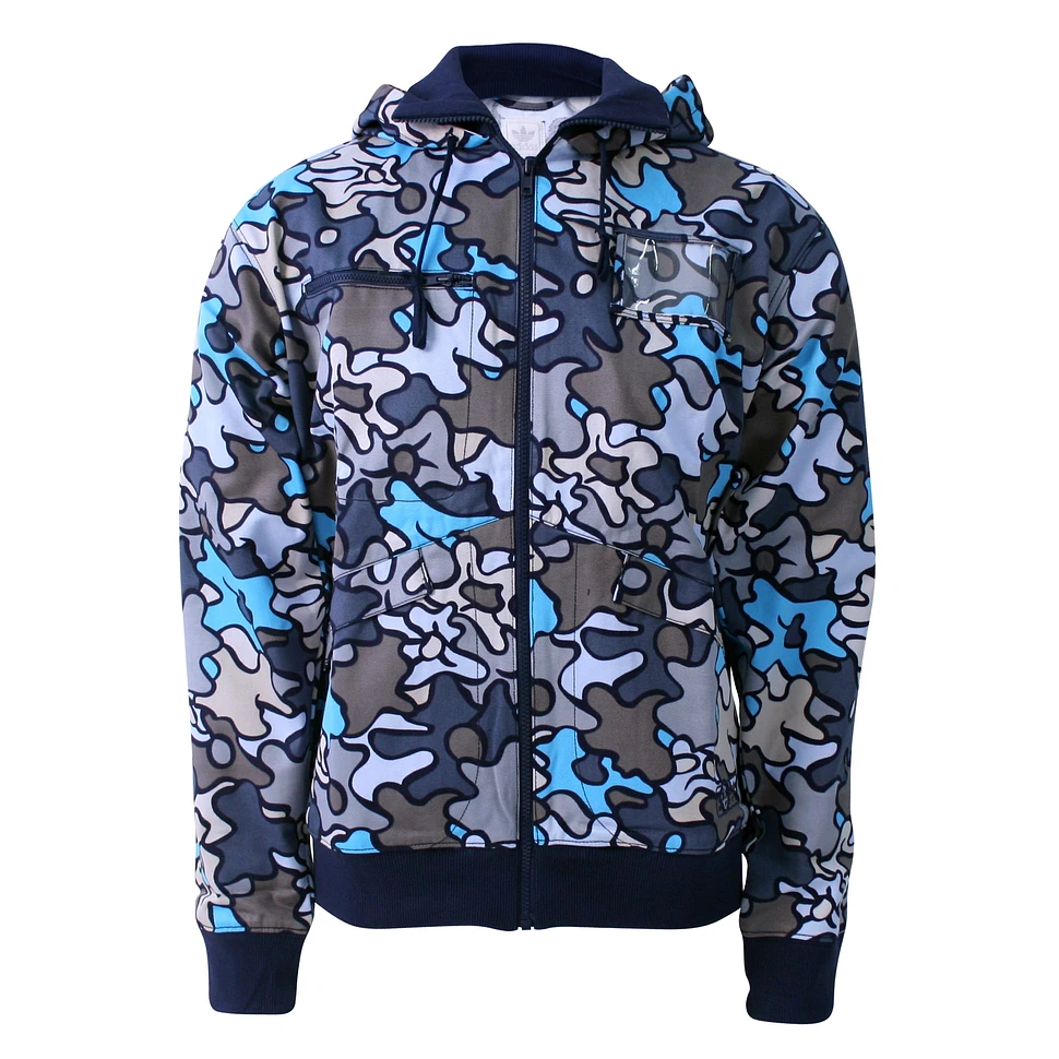 adidas - Soft camo hooded jacket