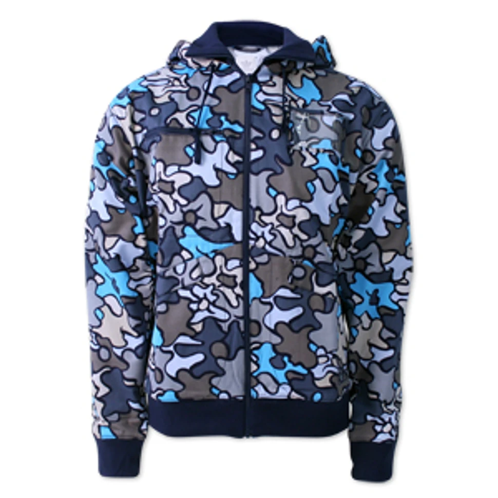 adidas - Soft camo hooded jacket