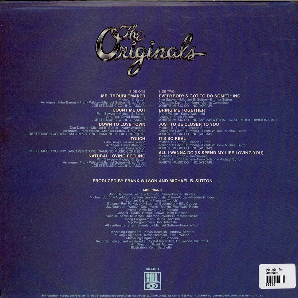 The Originals - Communique