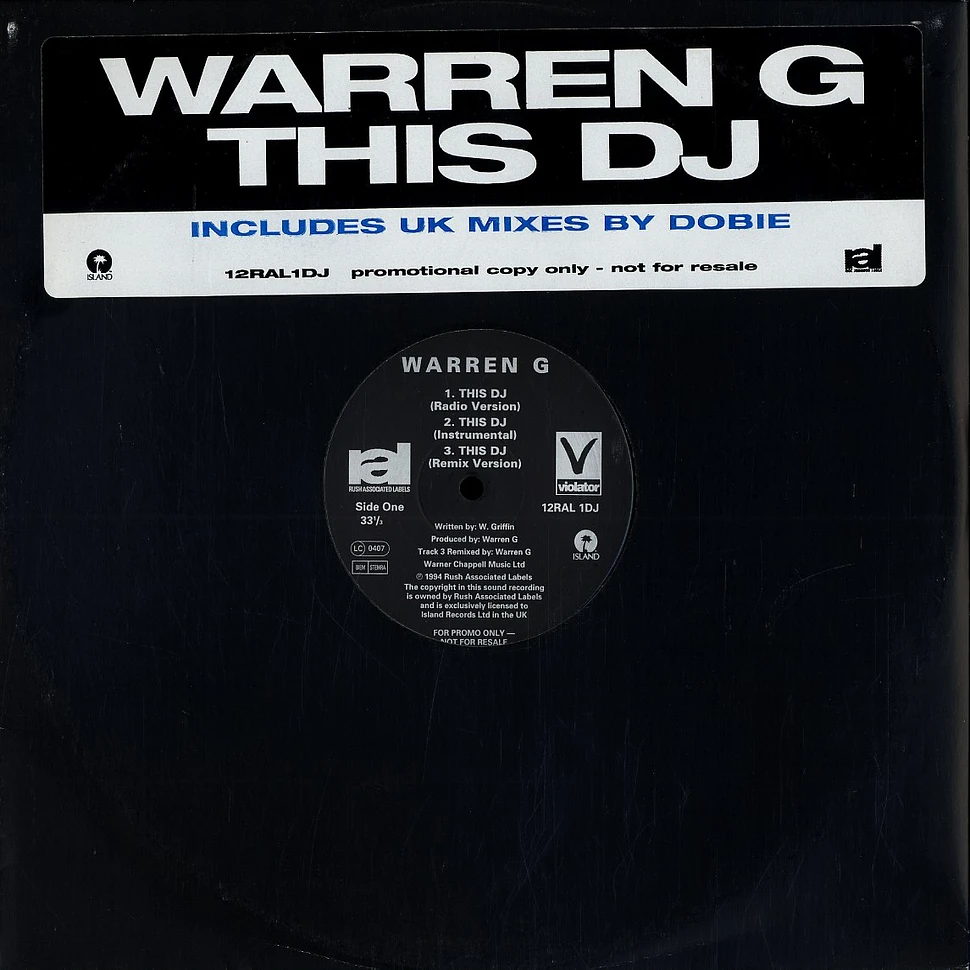 Warren G - This DJ (UK Mixes)