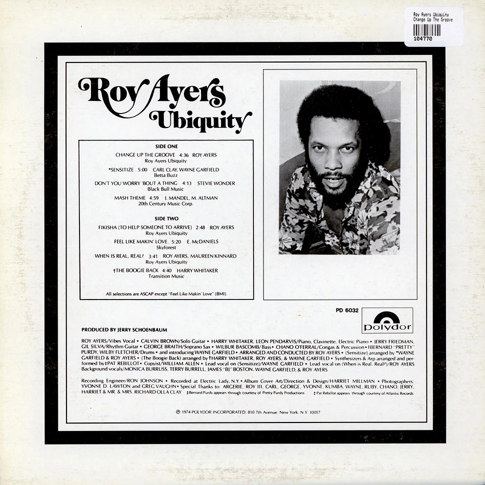 Roy Ayers Ubiquity - Change Up The Groove